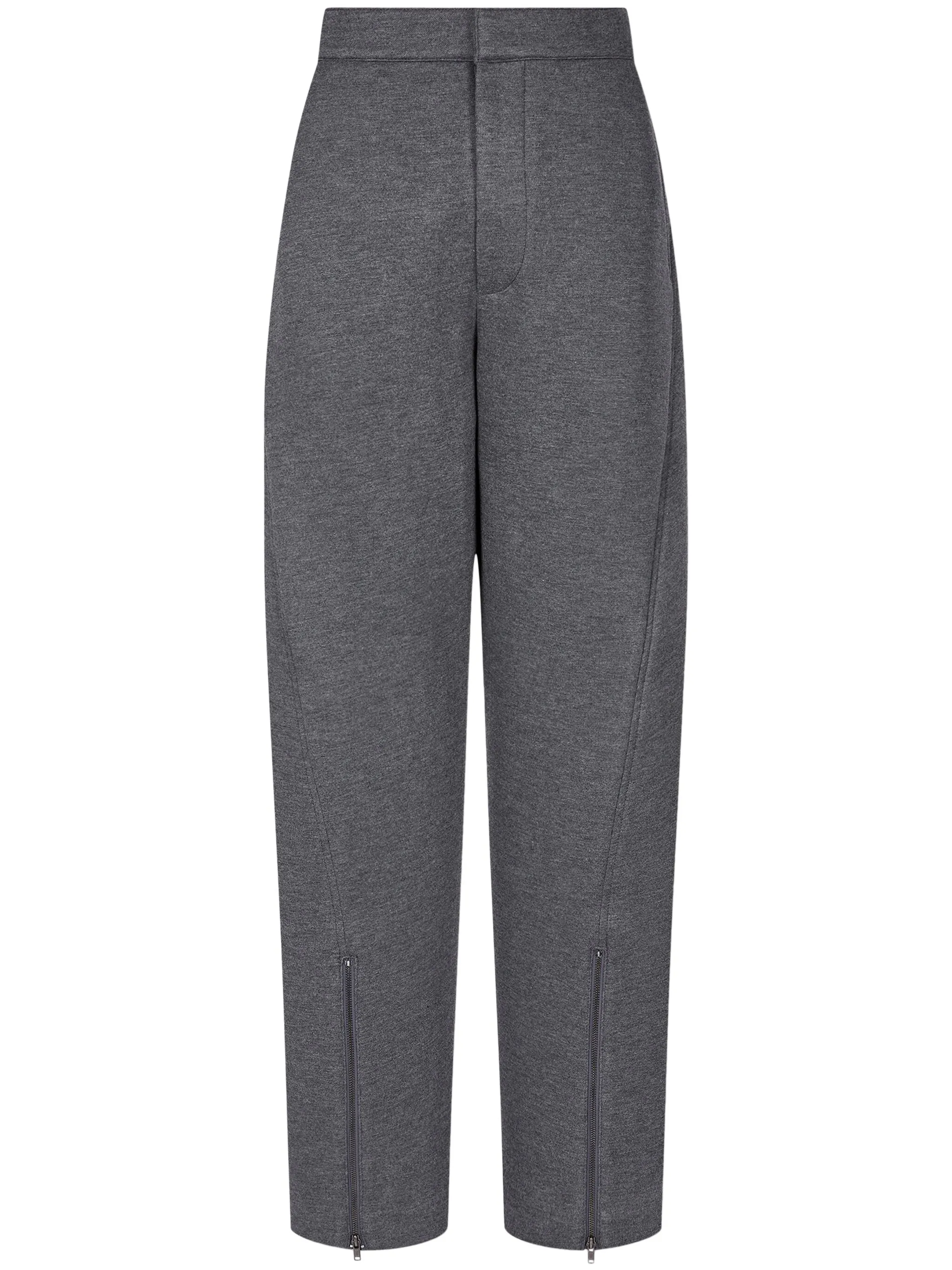 

Зауженные брюки средней посадки Tomboy, серый