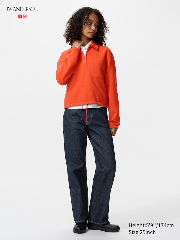 

Прямые джинсы Uniqlo, 69 navy