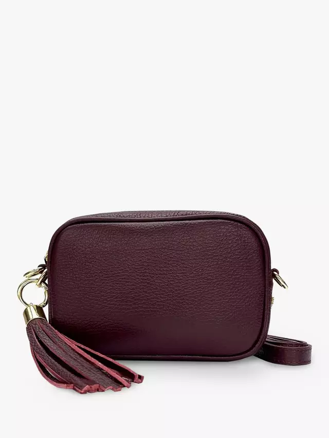 

Сумка кросс-боди Apatchy The Mini Tassel Leather, цвет port