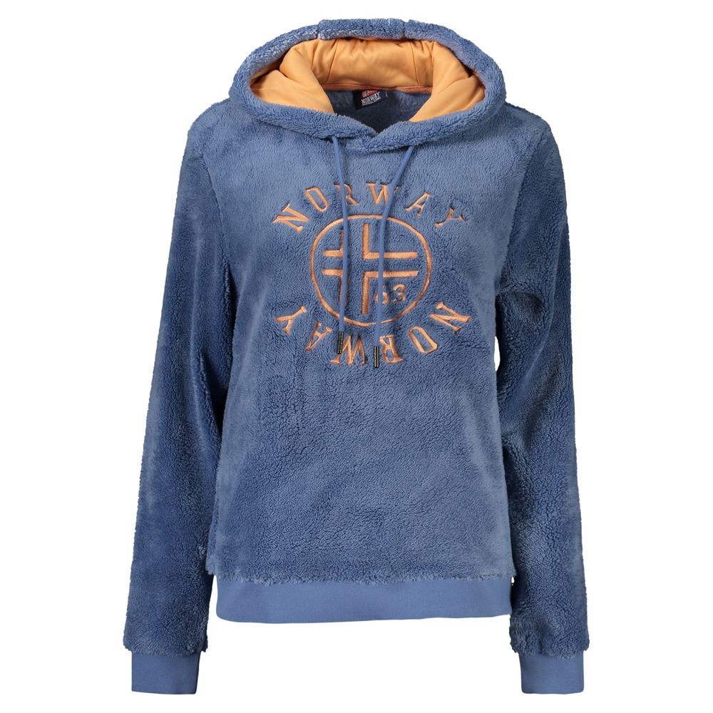 

Светло-голубой женский свитер из полиэстера Geographical Norway