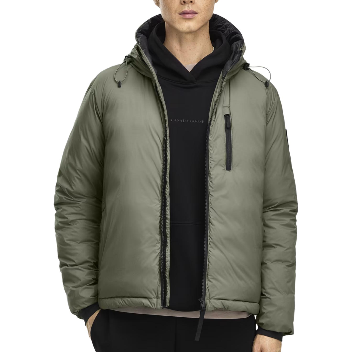 Лодж худи с молнией Canada Goose, светло-зеленый зеленый — фото 3