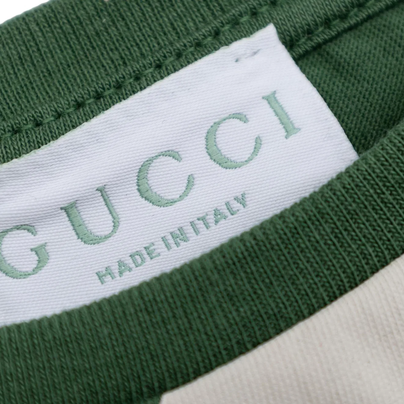 Детская футболка с круглым вырезом GUCCI, Green — фото 4