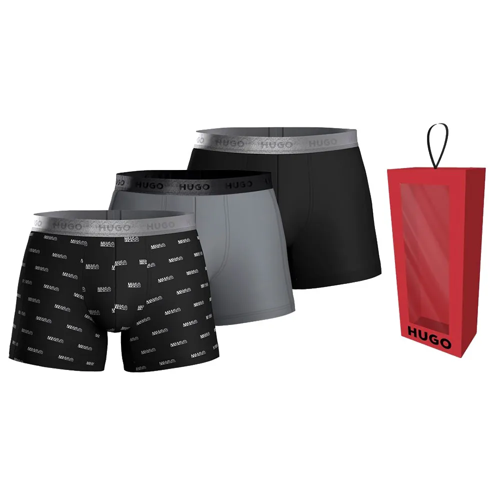 

Боксеры HUGO 50549177 3 units, черный