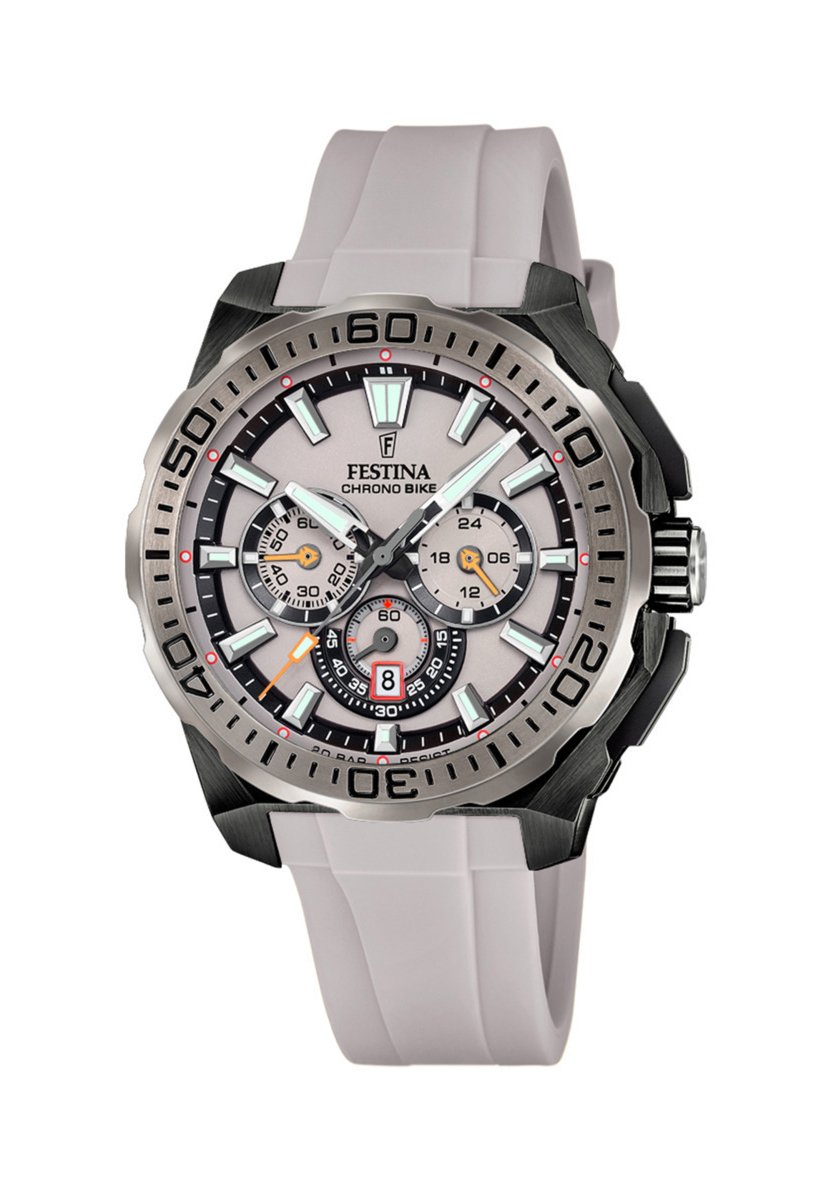 

Часы с хронографом Festina, серый