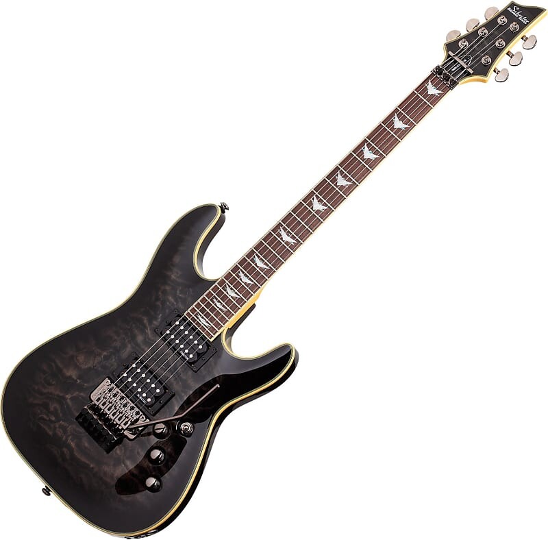 

Электрогитара Schecter Omen Extreme-6 FR Electric Guitar in See-Thru Black Finish