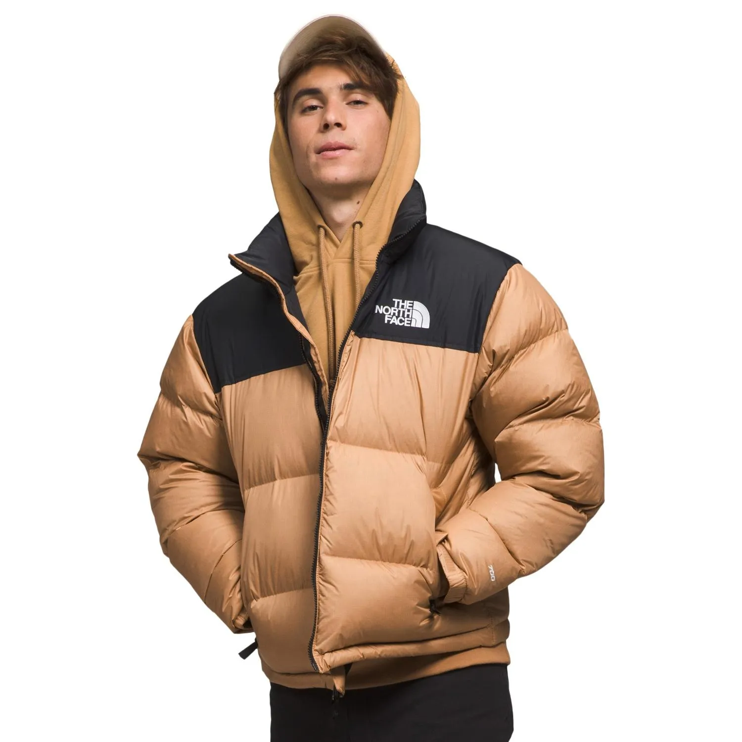 

Мужская пуховая куртка Retro Nuptse 1996 The North Face, Almond Butter/Tnf Black