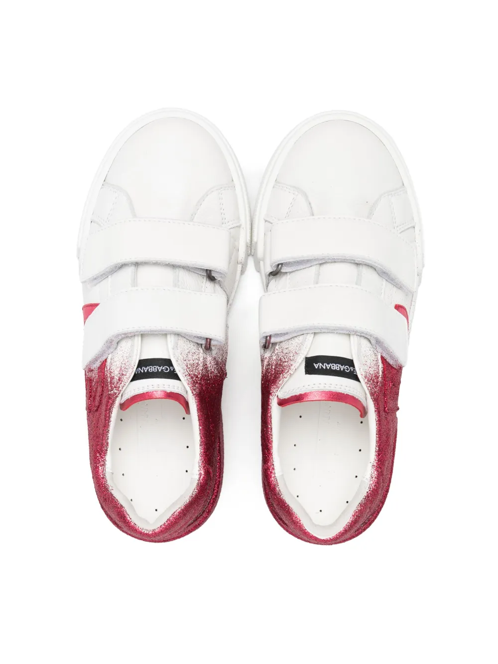 Кроссовки Maiolica с блестками Dolce & Gabbana Kids, белый — фото 3