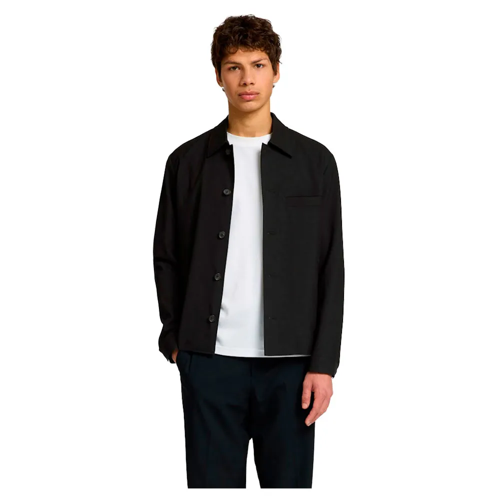 

Рубашка-куртка Selected Robert Regular Fit, черный