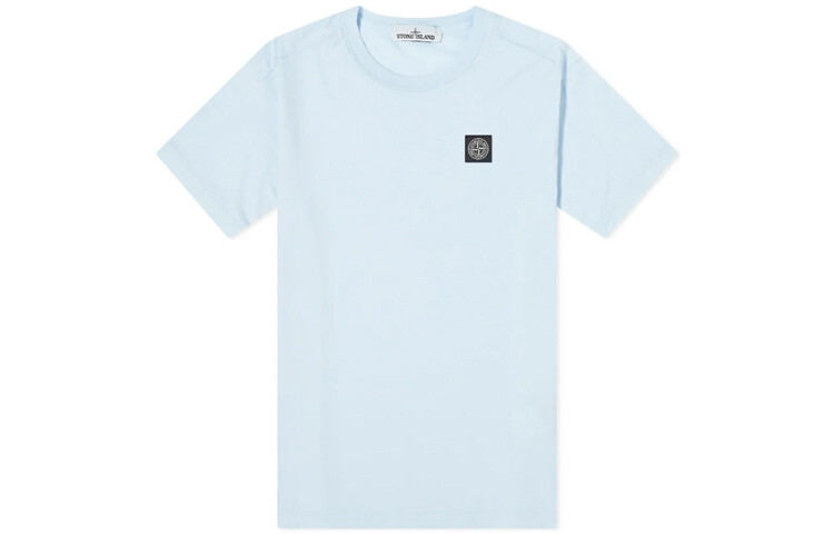 

Футболка мужская небесно-голубая Stone Island, голубой