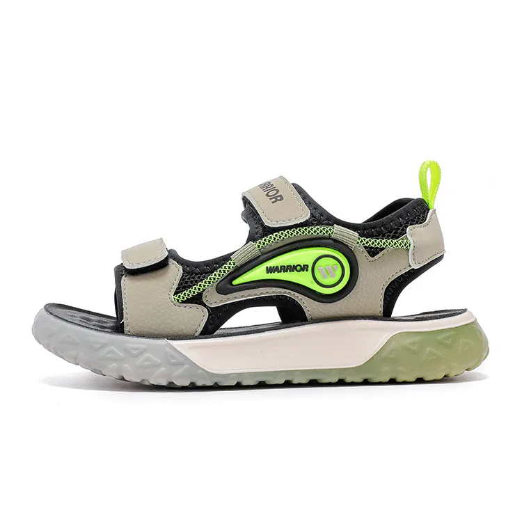 Сандалии детские нескользящие дышащие Warrior Army Green/Black