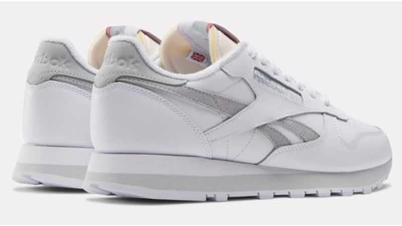 Кроссовки Reebok Unisex-Adult Classic Leather, Ftwwht/Pugry3/Pugry2 — фото 4