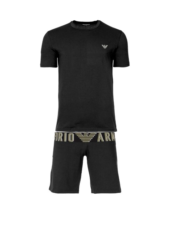 

Пижама обычного кроя EM000400 AF10772 UC001 Emporio Armani Underwear, черный