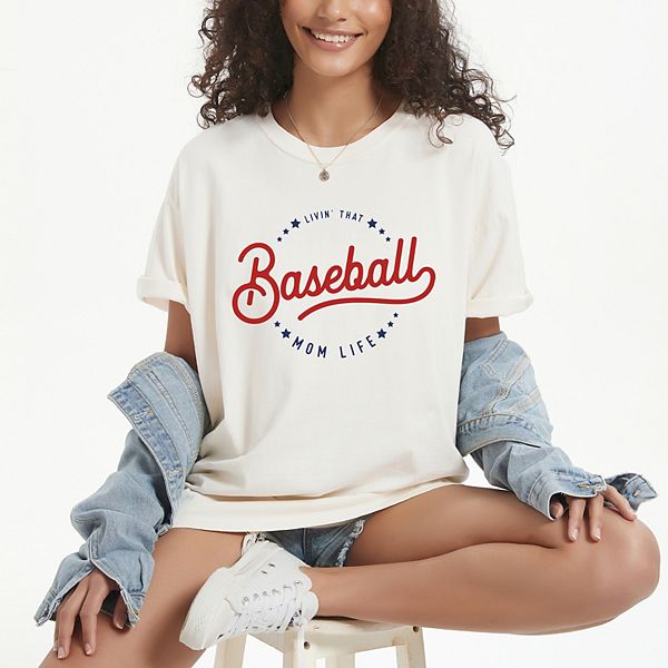 

Футболка Livin' that baseball mom life garment dyed Simply Sage Market, Ivory, Зеленый, Футболка Livin' that baseball mom life garment dyed Simply Sage Market, Ivory