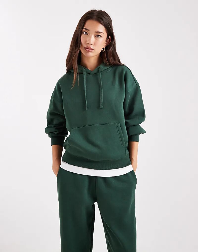 

ONLY комплект из толстовки с капюшоном темно-зеленого цвета