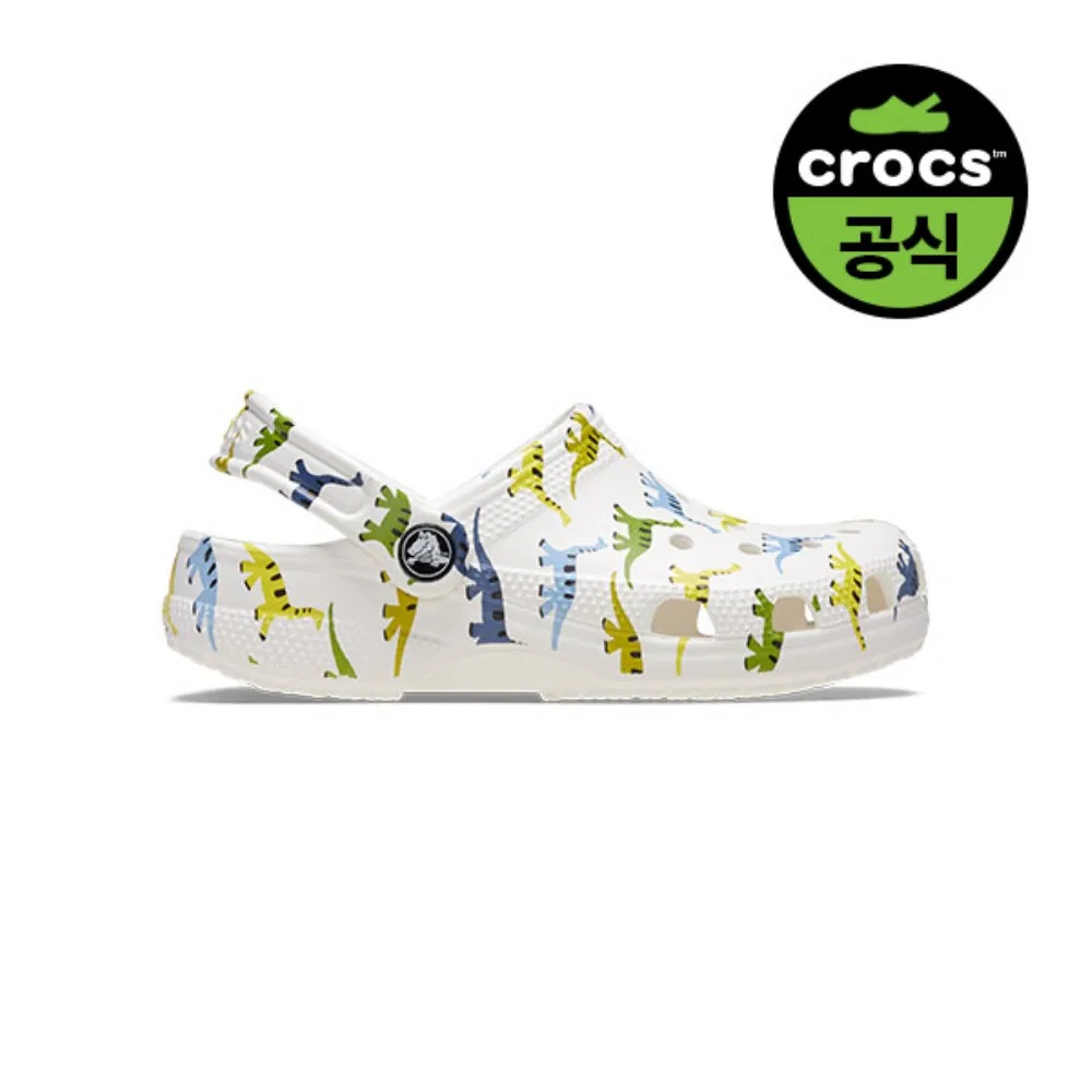 Детские классические клоги с принтом Dino от Crocs — фото 3