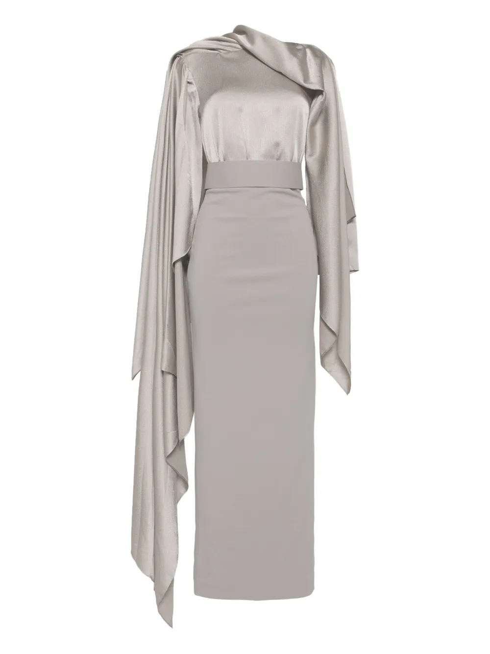

Платье макси The Rosalia Solace London, нейтральный