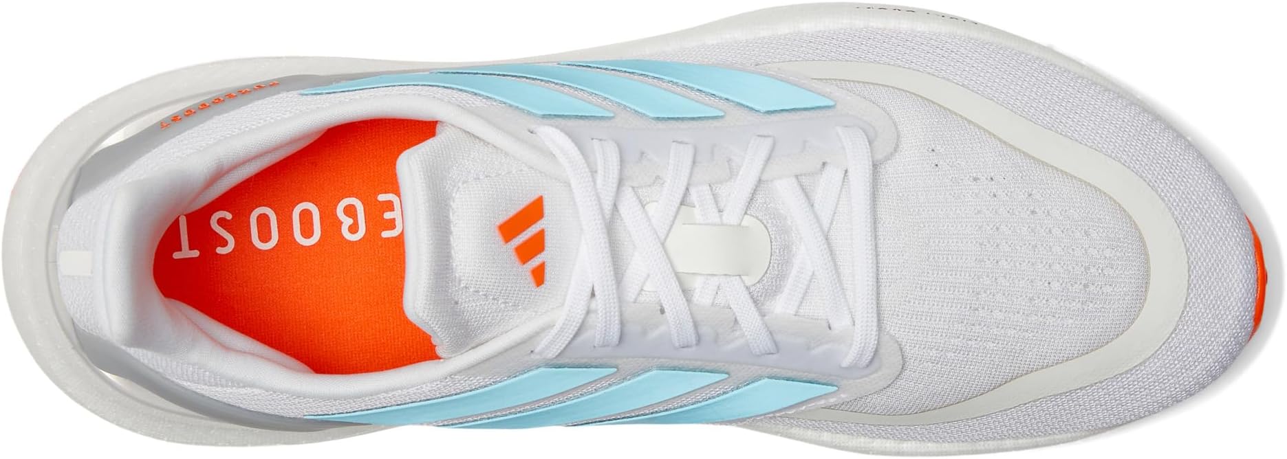 Кроссовки adidas Running Pureboost 5 Running Shoes, цвет White/Preloved Ink/Impact Orange — фото 2