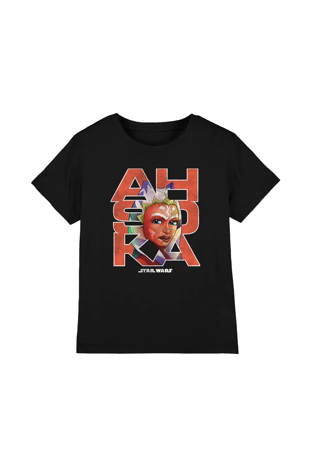Детская футболка Ahsoka Star Wars, черный