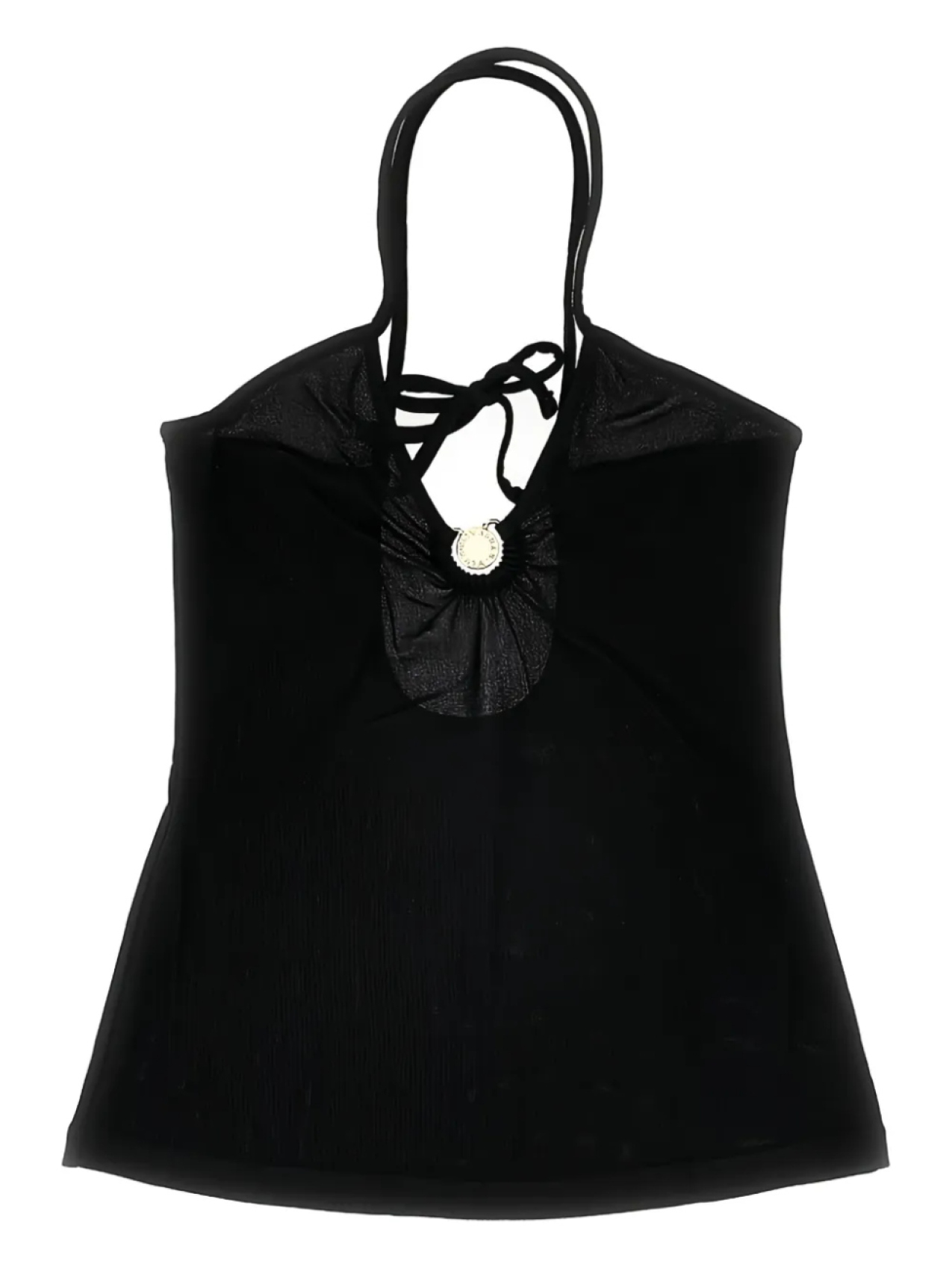 

Топ Emporio Armani logo-plaque top, черный