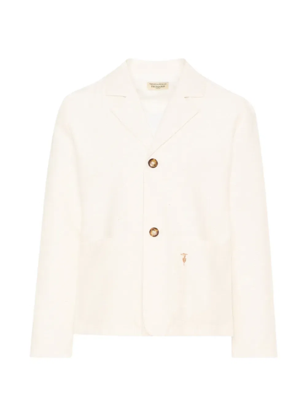 Блейзер с пуговицами Trussardi Junior, нейтральный