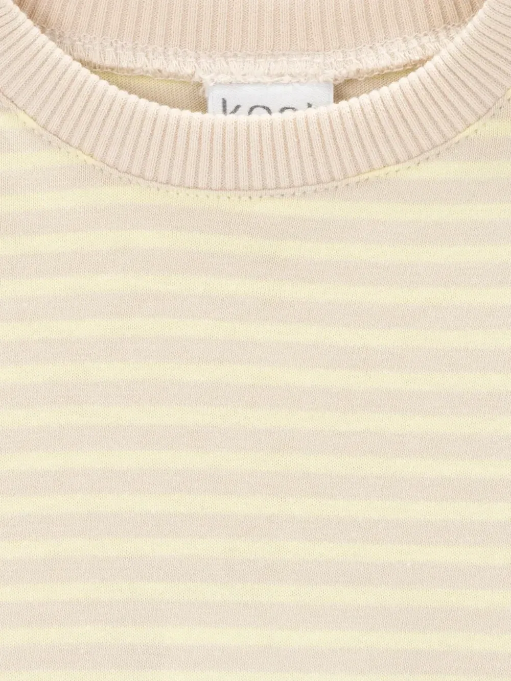 Боди Blurred Stripes Knot, желтый — фото 3