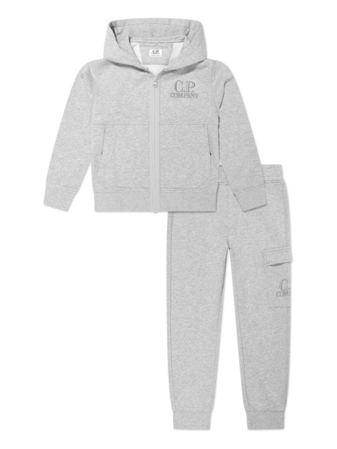 

Спортивный костюм с логотипом C.P. Company Kids, серый