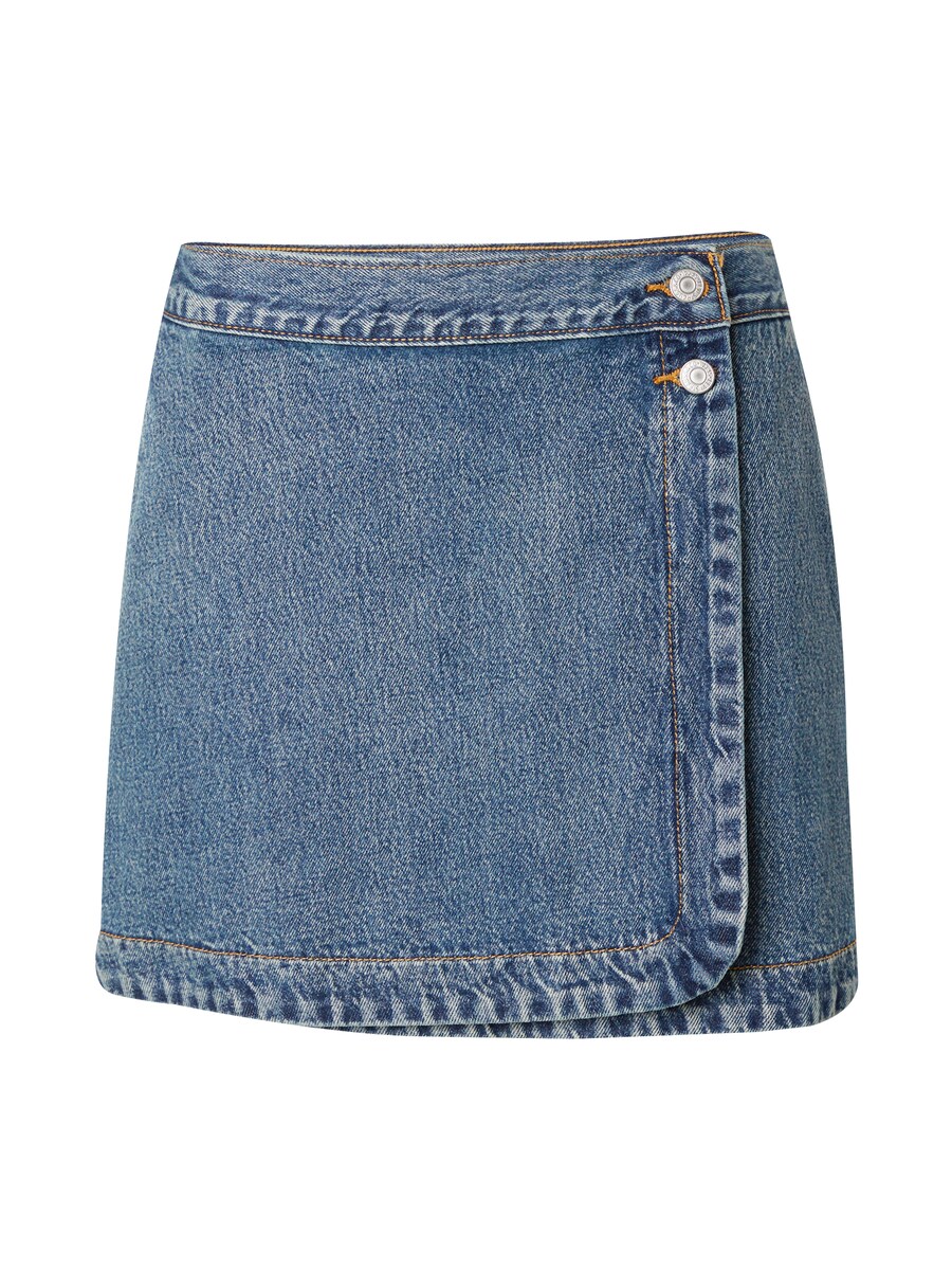

Юбка мини LEVI'S Skirt Wrap Skirt, синий деним