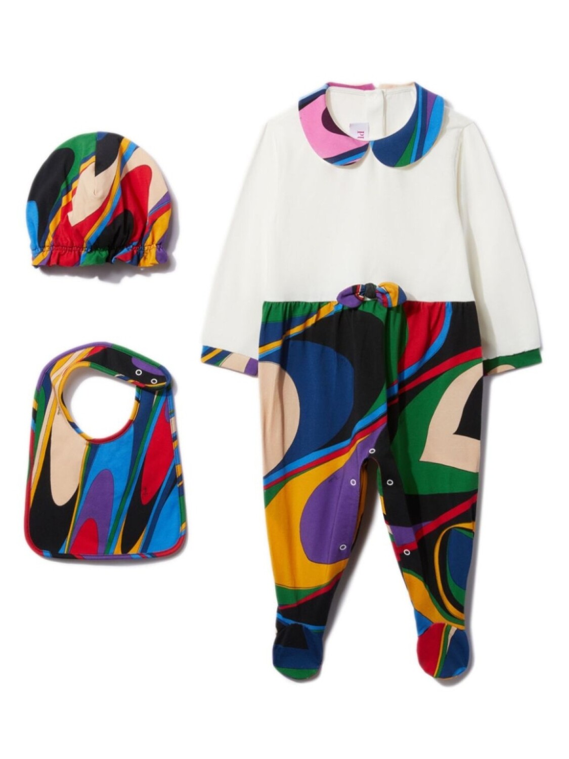 

Комплект для выгула малышей Onde-print PUCCI Junior, белый