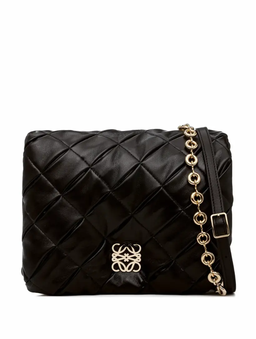 

Сумка через плечо Puffer Goya Loewe, черный