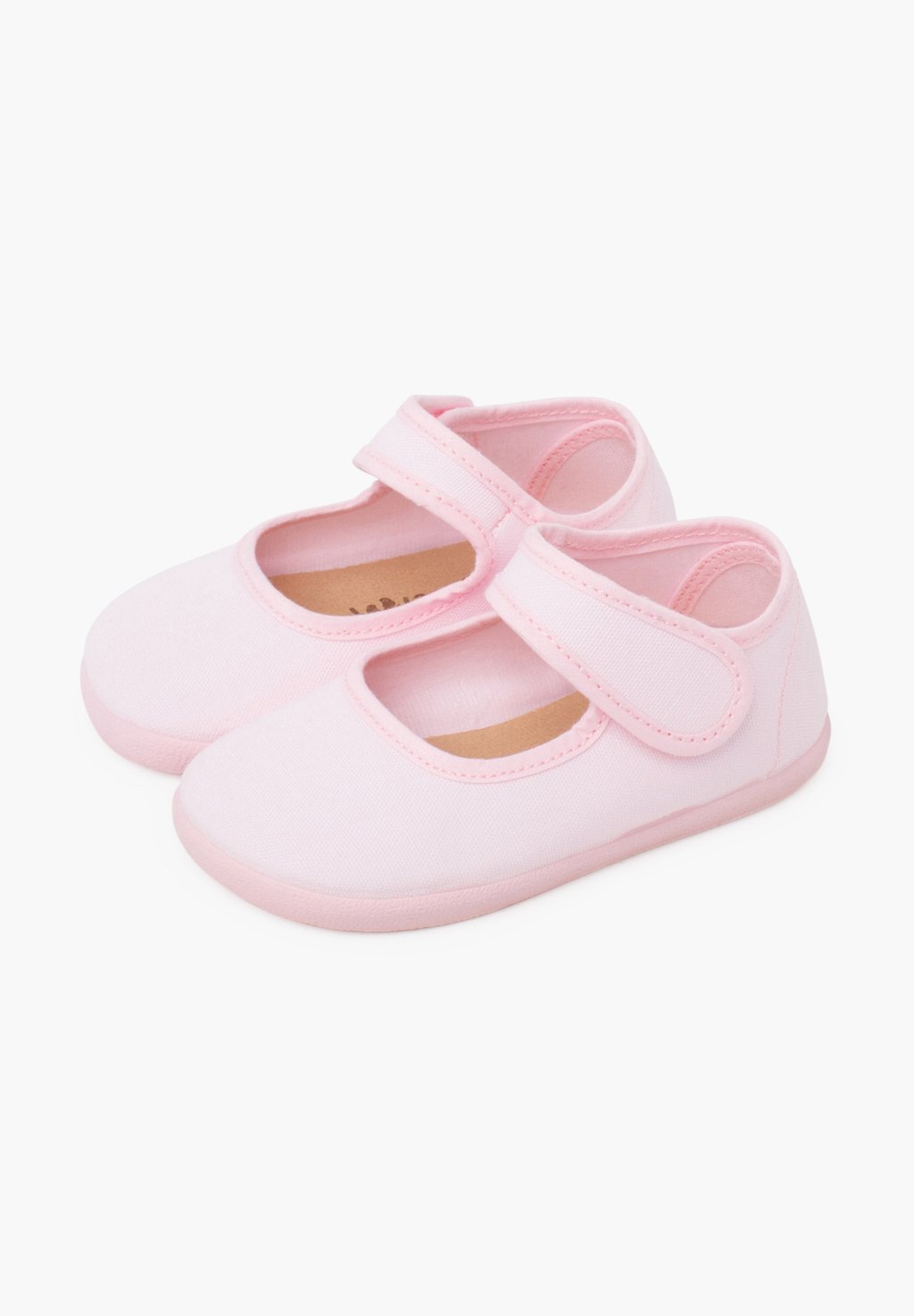 Балетки с ремешком на щиколотке MERCEDITAS BAREFOOT LONA CIERRE ANCHO Pisamonas, розовый — фото 2