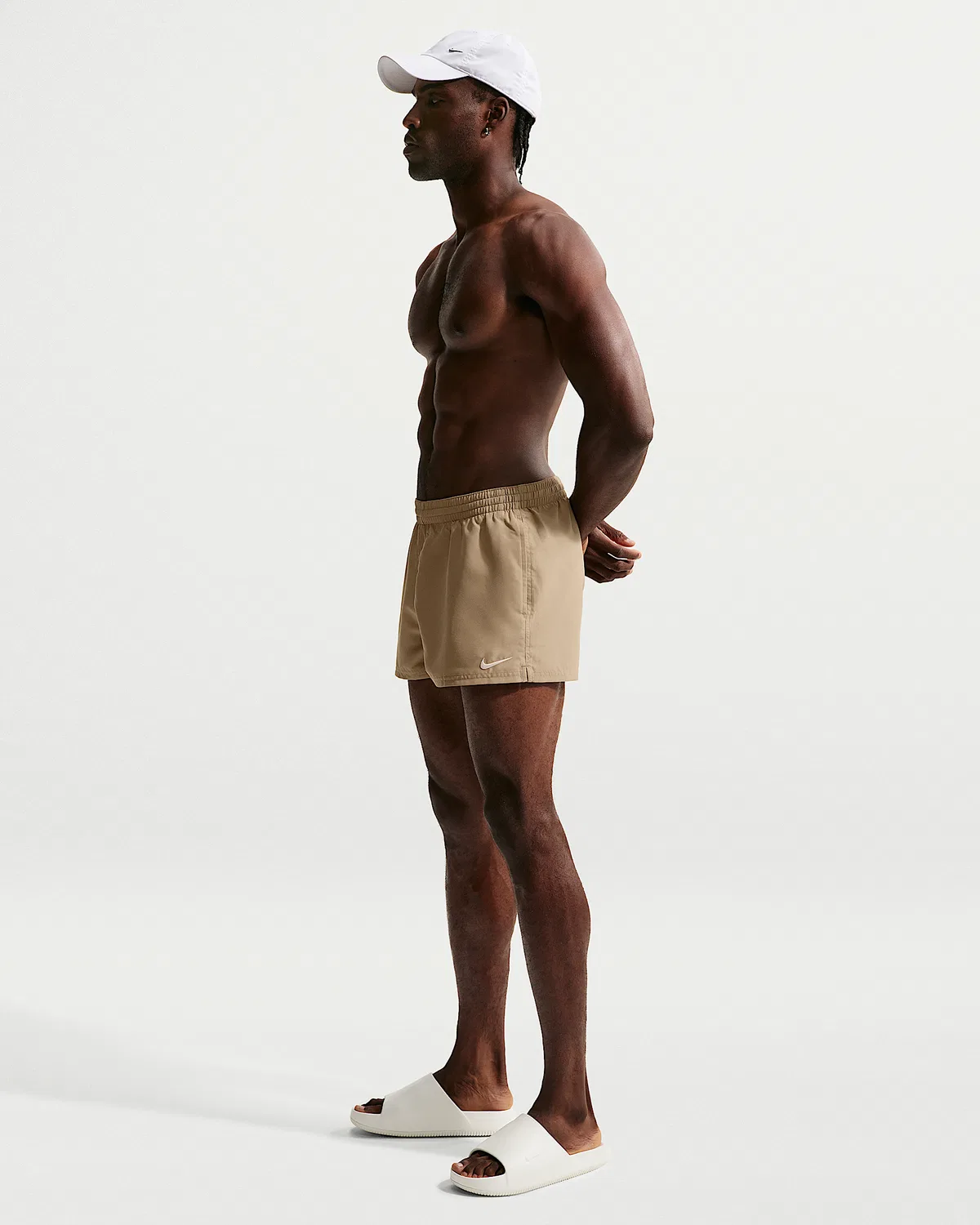 Мужские плавки Nike Swim Breaker Essential 3" с подкладкой, Parachute Beige — фото 4