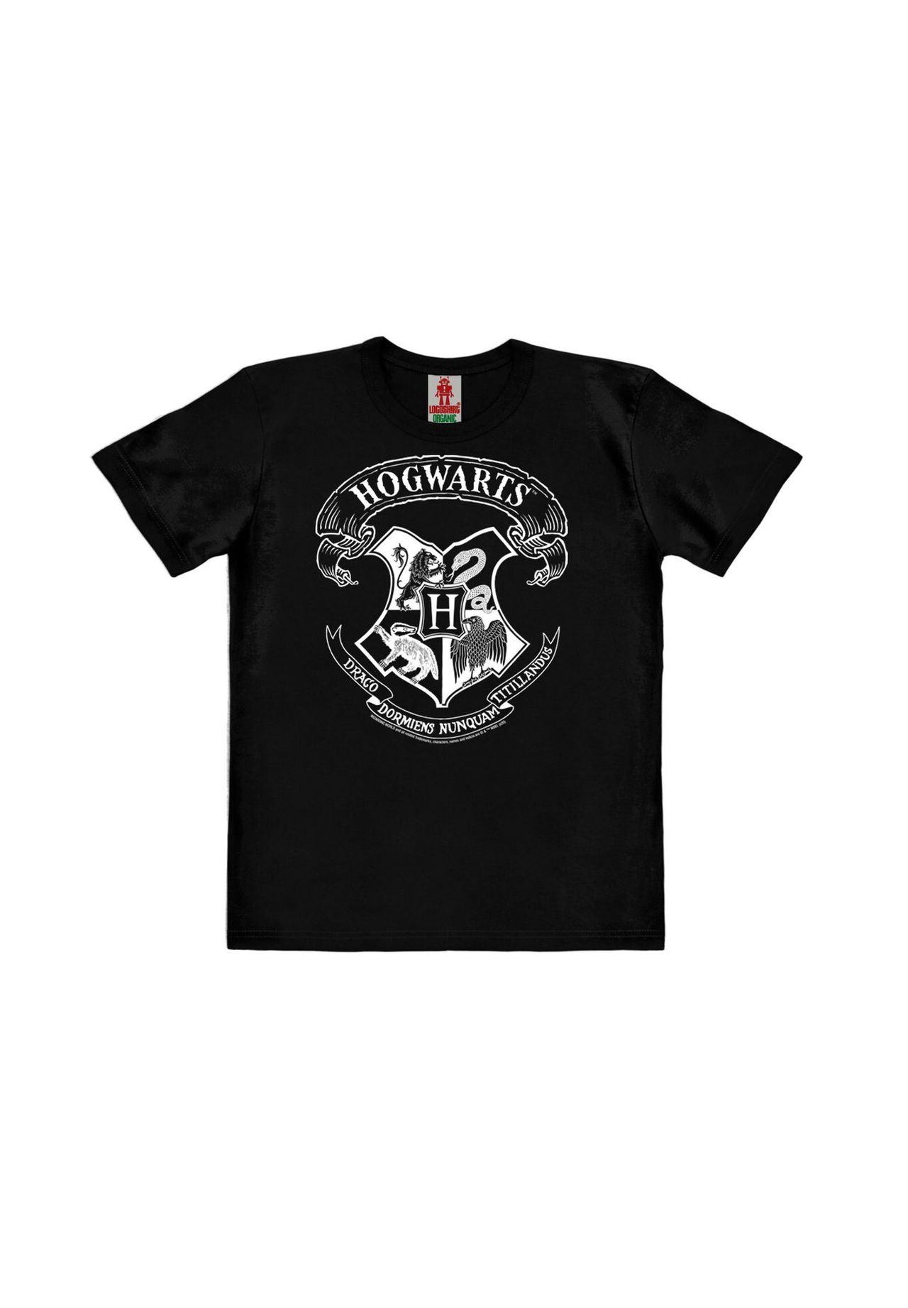 

Футболка Organic Kids с логотипом Гарри Поттера-Хогвартса LOGOSHIRT, черный