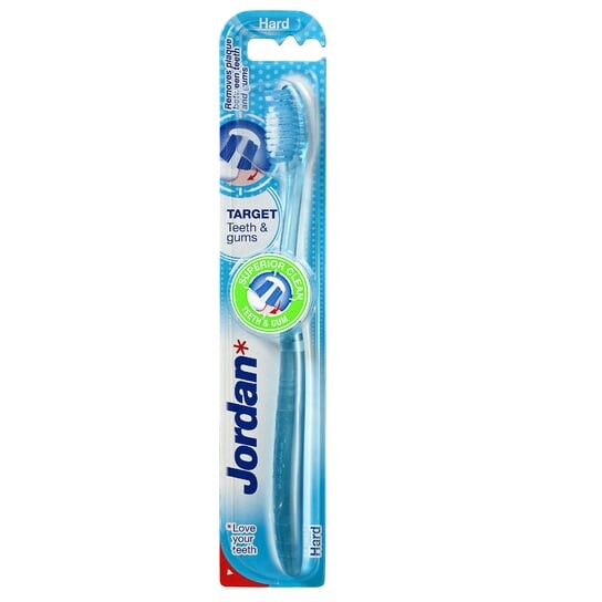 

Жесткая зубная щетка, 1 шт. Jordan, Target Teeth & Gums
