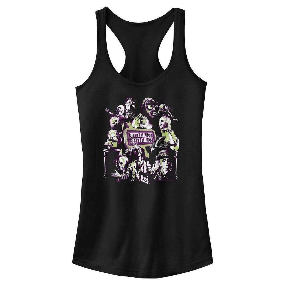 

Майка для юниоров Beetlejuice Faces Racerback Licensed Character, черный