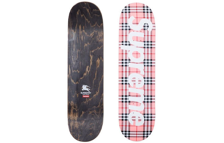 

Скейтборд Supreme, коричневый / розовый