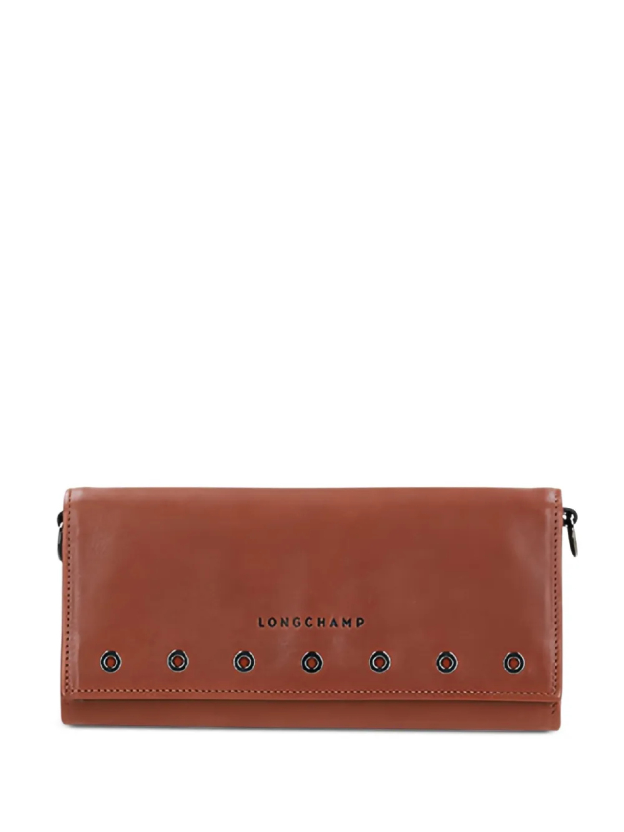 

Кошелек Longchamp Le Pliage с цепочкой, коричневый