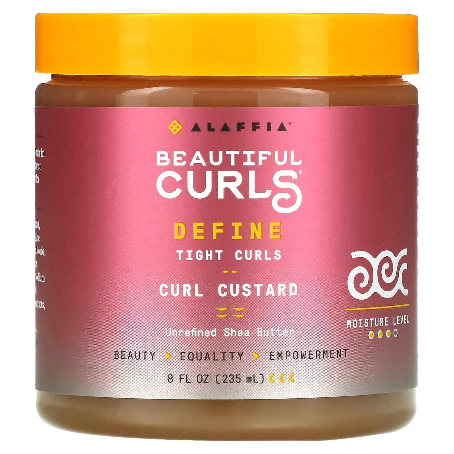 

Alaffia Beautiful Curls Define Curl Custard Нерафинированное масло ши, 8 жидких унций (235 мл)