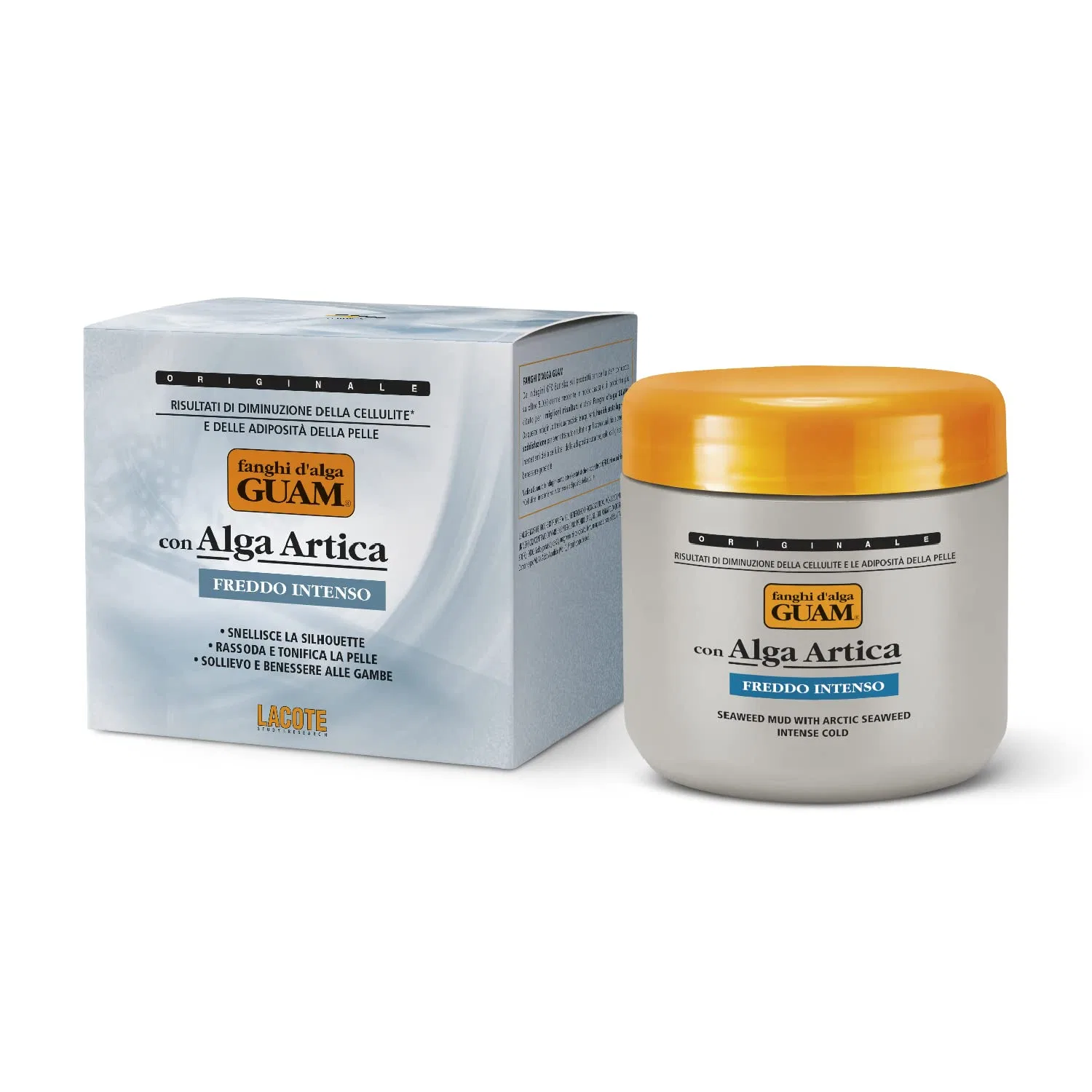 Грязевая маска для тела «Mud D'Alga Cold Intense» с арктическими водорослями 500 г от Guam Guam