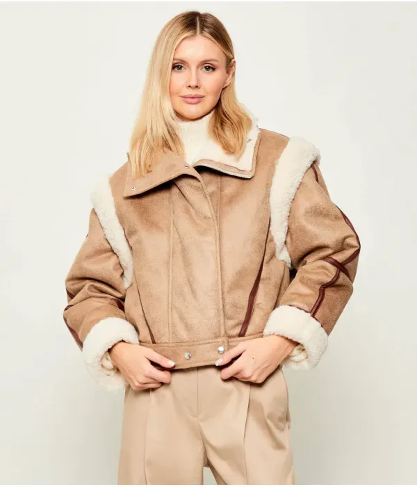 Куртка 2 в 1 C_Cheerlea relaxed fit Boss Orange, бежевый