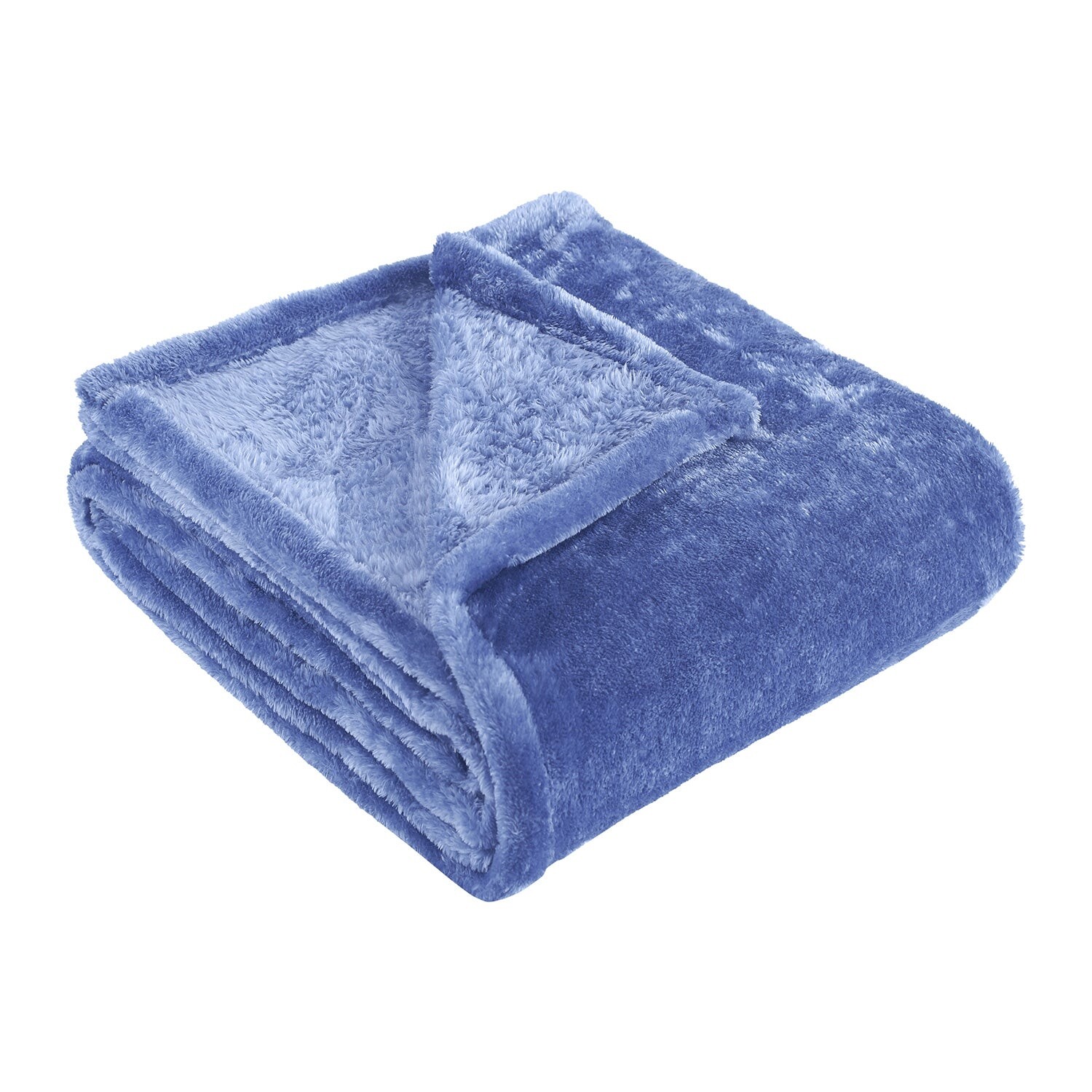 

Уютное и теплое флисовое одеяло из микрофибры от Superior, цвет Blue