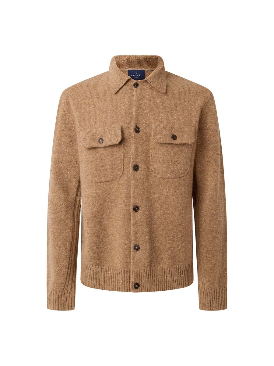 

Вязаный кардиган Hackett London, Camel