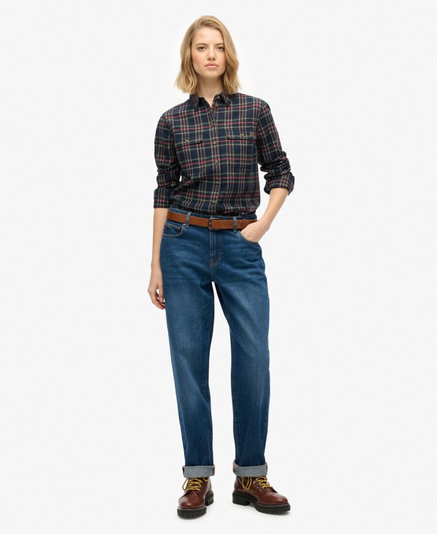 Блуза Superdry, темно-синий — фото 3