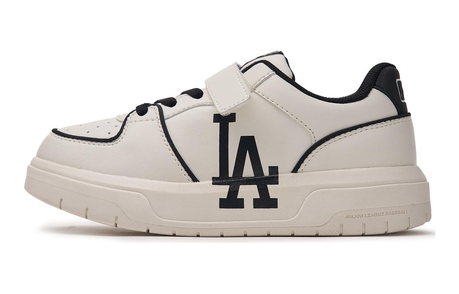 

Детские кроссовки для скейтбординга Chunky Liner GS Low-top бежевые/черные Mlb, бежевый/черный