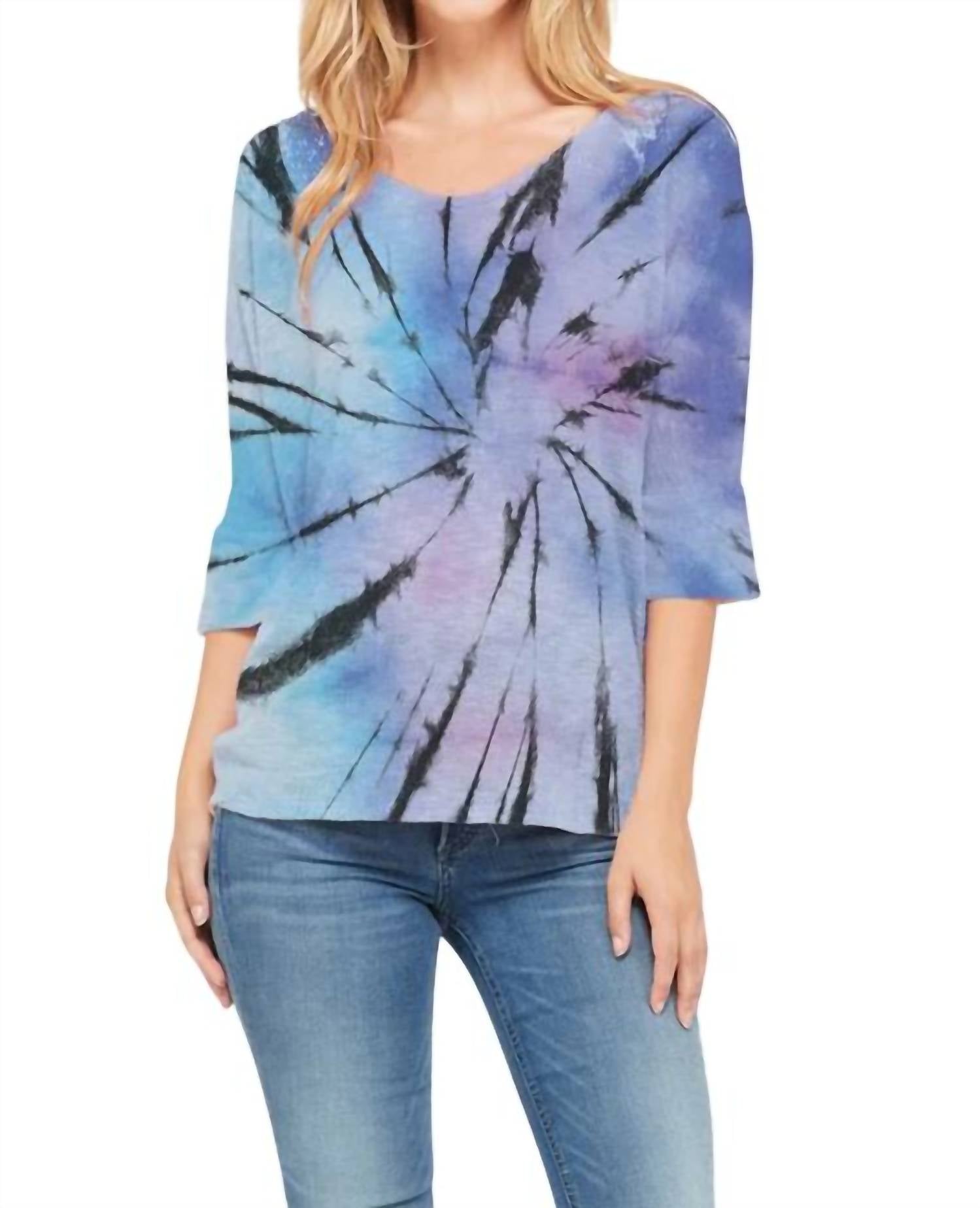 

Вязаный топ Starburst Tie Dye - Plus In Multi Phil Love
