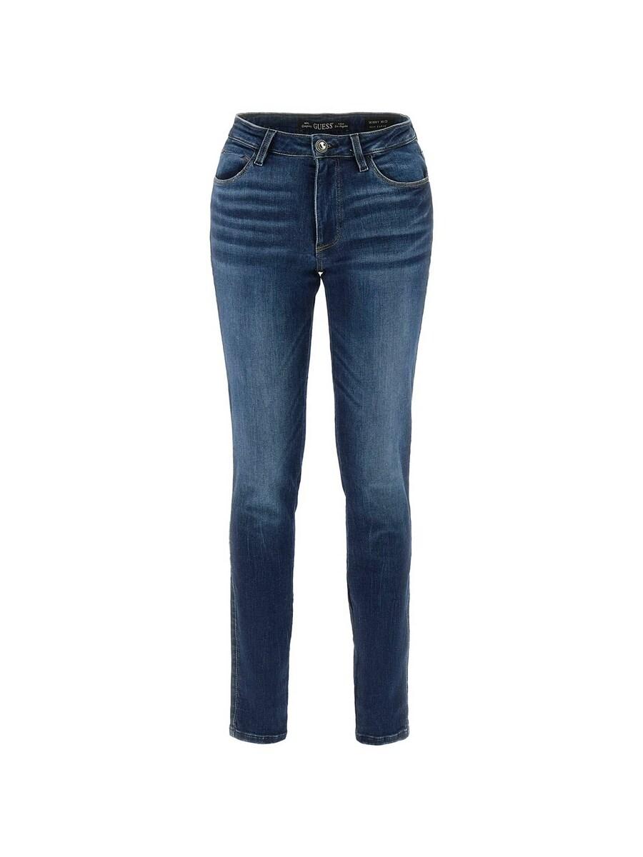 

Джинсы скинни GUESS Skinny Jeans Sexy Curve, темно-синий
