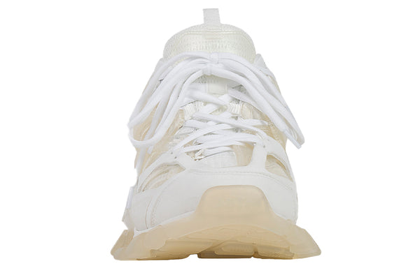 Кроссовки track clear sole low-top sports shoes white Balenciaga, белый — фото 3