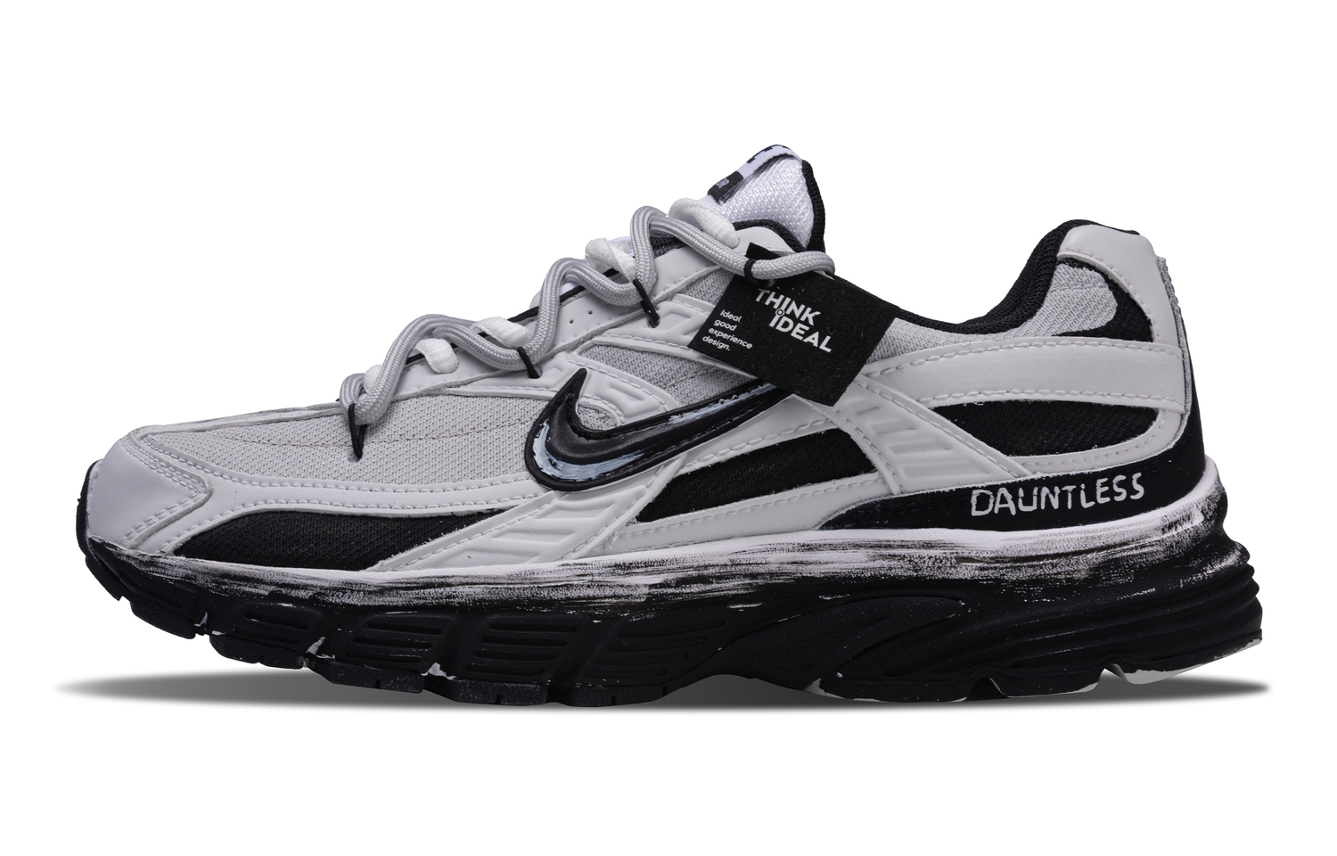 

Кроссовки Shock Absorbers Slip Resistant Abrasion Resistant Low top Casual Training City Commute Running Shoes Men's Nike, серый