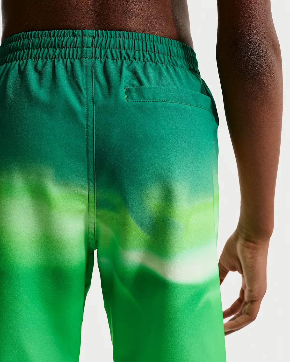 Детские (мальчиковые) плавки Nike Swim Breaker 7" с боксерской подкладкой, Malachite — фото 3