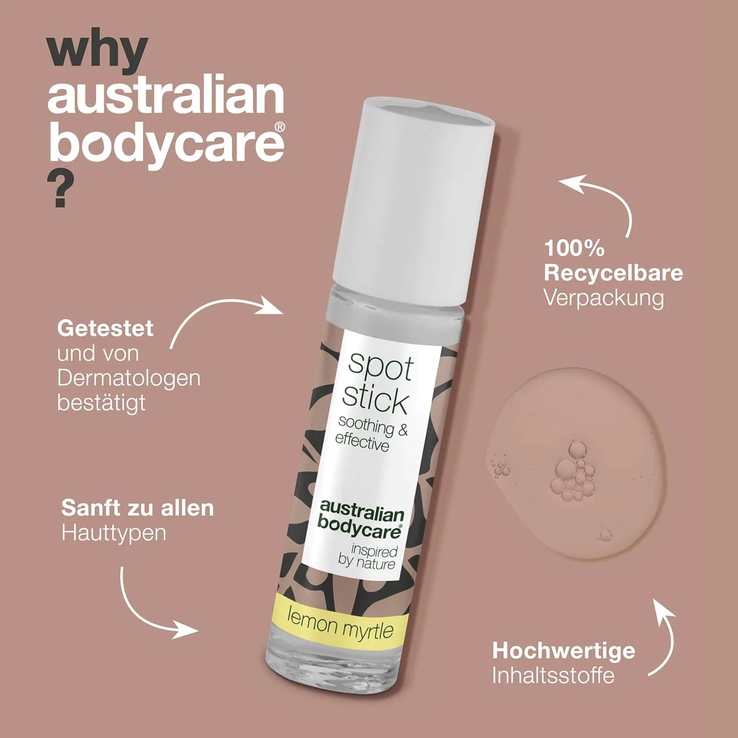 Гель для умывания Australian Bodycare — Карандаш от прыщей с маслом чайного дерева и лимонным миртом, 9 мл — фото 4