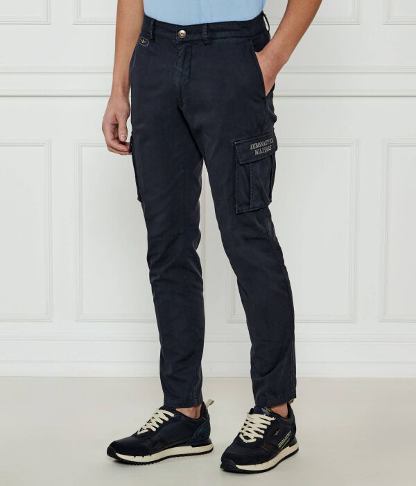 

Брюки-карго Aeronautica Militare Regular Fit, синий
